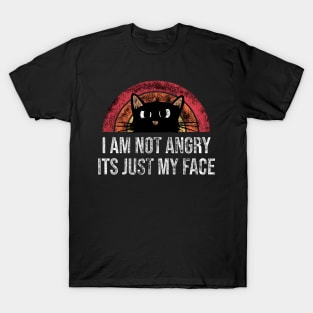 I am not angry its just my face T-Shirt